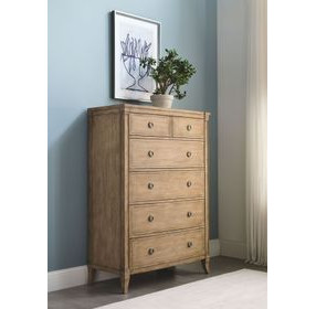 Chastain Caramel 6 Drawer Chest