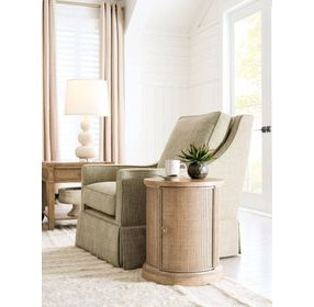 Chastain Caramel Round Accent Table