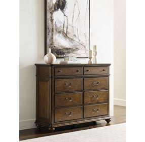 Commonwealth Witham Medium Stain 8 Drawer Dresser