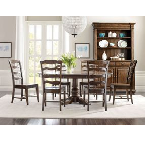 Commonwealth Byron Medium Stain 54" Round Dining Table