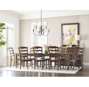 Commonwealth Renner Medium Stain Arm Chair