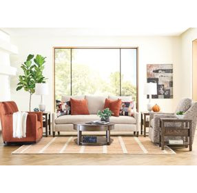 Costa Way Hamilton Deep Brown Round Lift Top Coffee Table