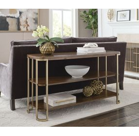 Emerit Medium Stain Rectangular Console Table