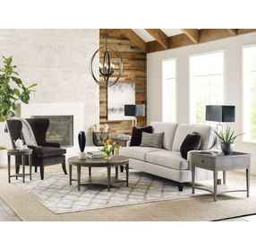 Emporium Sutter Medium Stain Round Cocktail Table