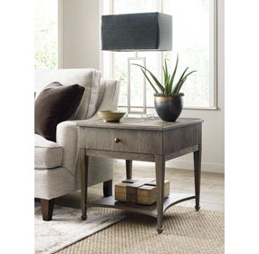 Emporium Carmine Medium Stain End Table