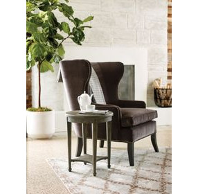 Emporium Sutter Medium Stain Round End Table