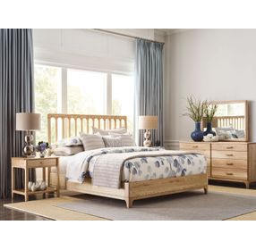 Somerset Ash King Panel Bed