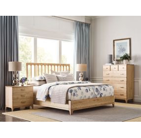 Somerset Ash Queen Panel Bed