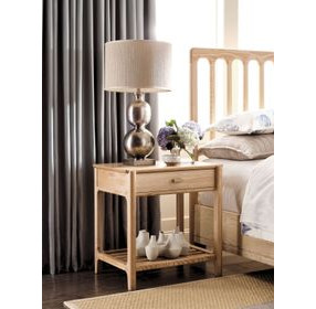 Newport Ash 1 Drawer Nightstand