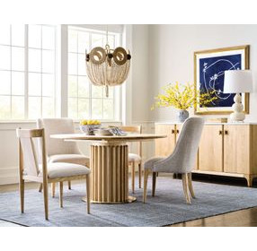 Highland Ash 54" Round Dining Room Set