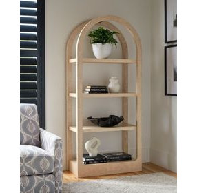 Hidden Treasures Beige Open Etagere