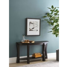 Freeport-Acquisitions Freeport Black D Shaped Sofa Table
