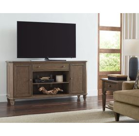 Maribelle Dark Stain 72" Entertainment Console with 2 Doors