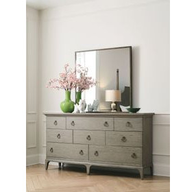 Milan Gray 8 Drawer Dresser
