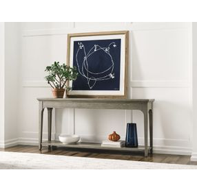 Avery Gray 72" Rectangular Console Table