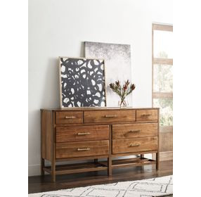 Monogram Walnut Wonderland Medium Stain 7 Drawer Dresser