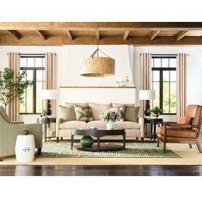 Nicolette Hamilton Charcoal Oval Coffee Table with Casters