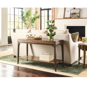 Nicolette Hamilton Auburn Rectangular Sofa Table