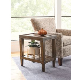 Oliver Hamilton Sepia Rectangular Chairside Table