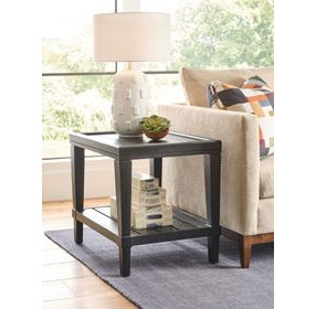 Oliver Hamilton Ebony Rectangular End Table