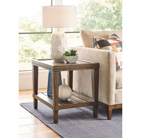 Oliver Hamilton Sepia Rectangular End Table
