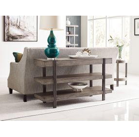 Sandler Gray Rectangular Console Table
