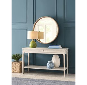 Serra Hamilton Classic White Rectangular Sofa Table