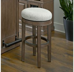 Sundance White Swivel Bar Stool