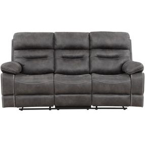 Rudger Gray 83" Manual Reclining Living Room Set