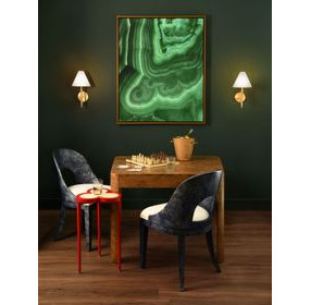 Jett Dark Brown 2 Drawer Game Table