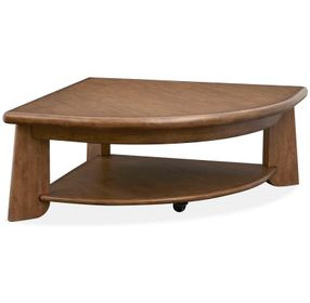 Tanner Tawny Brown Free Form Lift Top Cocktail Table
