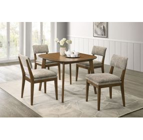 Miller Walnut Square Dining Room Set
