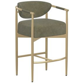 Cressida Ivanhoe Pine Upholstered Counter Height Stool