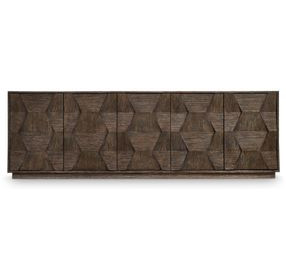 Linea Cerused Charcoal TV Stand