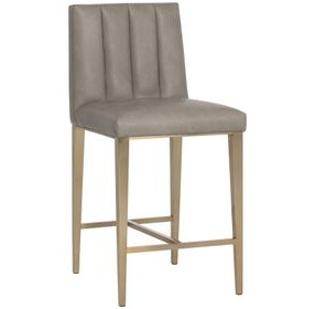 Hadwin Ivanhoe Mineral Upholstered Counter Height Stool