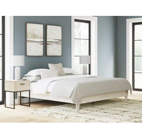 Socalle Light Natural King Platform Bed