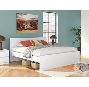 Onita White King Panel Bed
