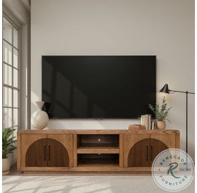 Eclipse Bourbon And Walnut 92" TV Stand