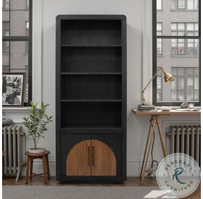 Eclipse Clove And Natural Walnut 78" High Bookcase Pier