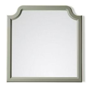 Pure Maple Sage Arched Garden Dresser Mirror