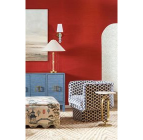 Maura Gold and White Round Marble Top Side Table