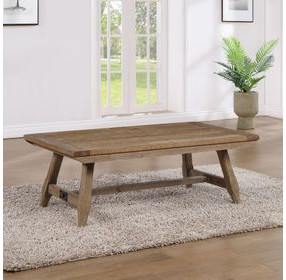 Riverdale Brown Rectangular Coffee Table