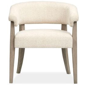 Braelyn Beige Upholstered Host Chair Set of 2