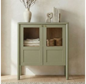 Hannah Green 2 Door Cabinet