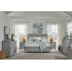 Harborwick Harbor Gray Panel Bedroom Set