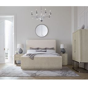 Modern Mood Diamond Queen Upholstered Panel Bed