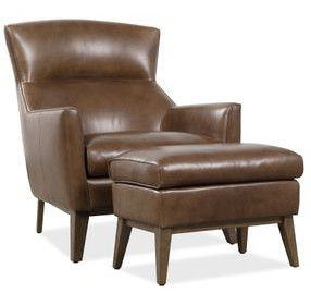 Camille Brown Upholstered Rectangular Ottoman