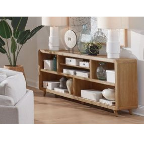 Escape Glazed Natural Oak 72" Console