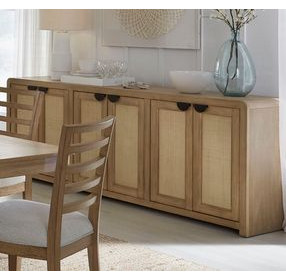 Escape Glazed Natural Oak 90" Console