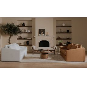 Cardero Beige and Brown Upholstered Daybed